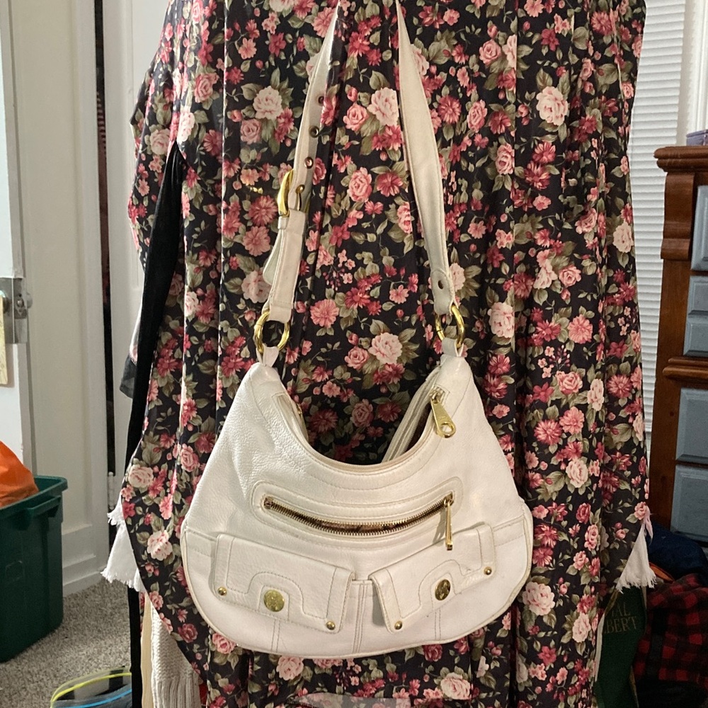 Stone Mountain White Shoulder Bag